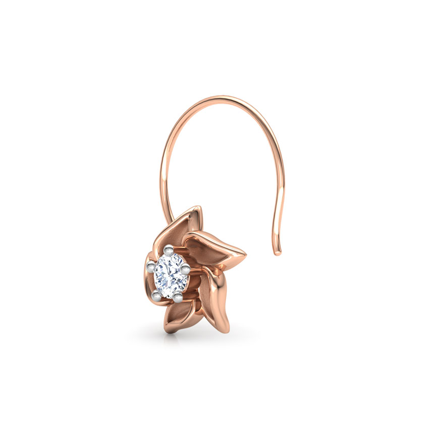 Lily Floret Diamond Nose Pin Lily Floret Diamond Nose Pin