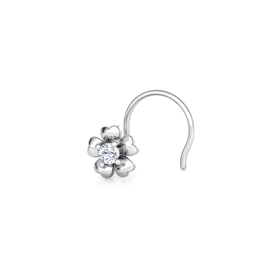 Bhavya Bloom Diamond Nose Pin