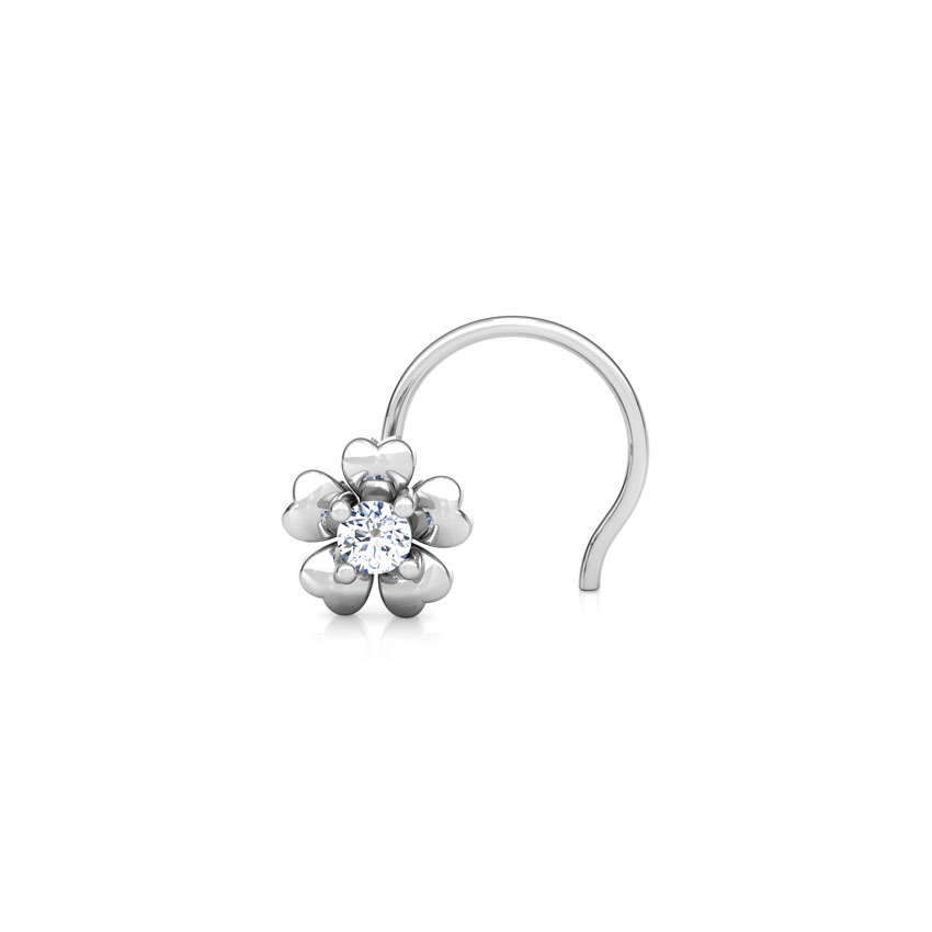 Bhavya Bloom Diamond Nose Pin
