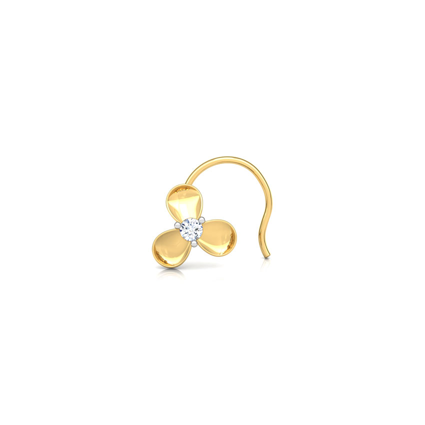 Kritu Floret Diamond Nose Pin