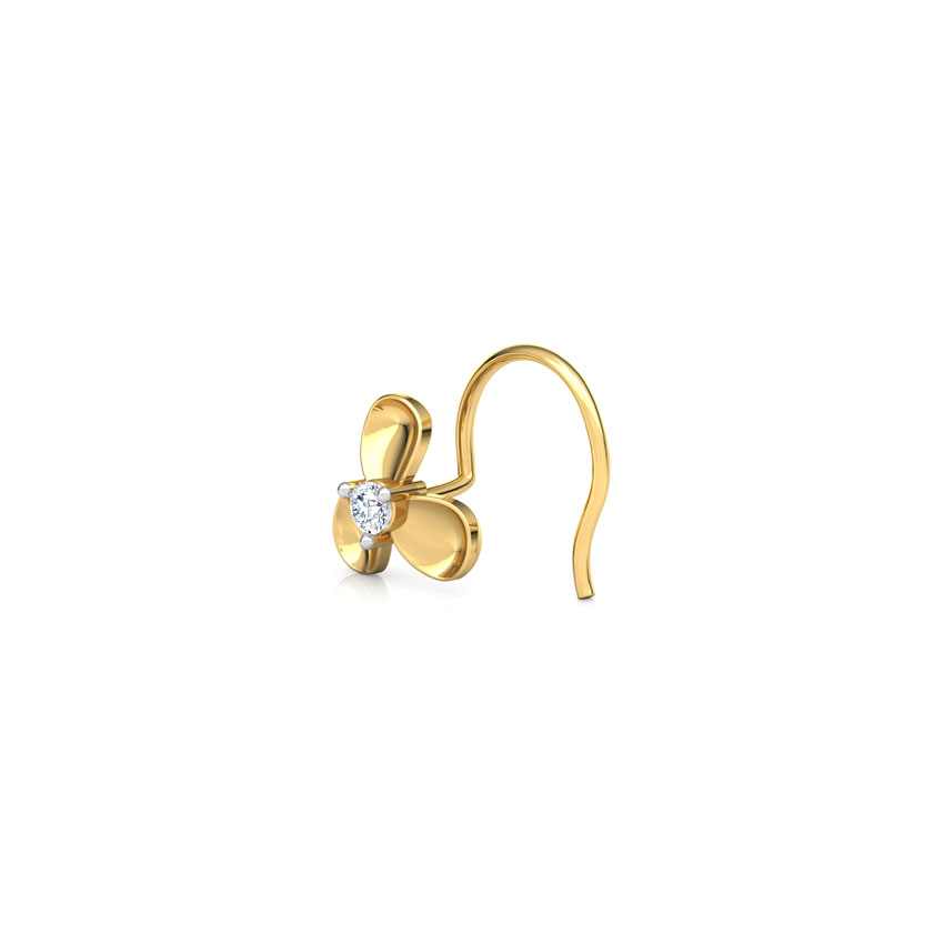 Kritu Floret Diamond Nose Pin