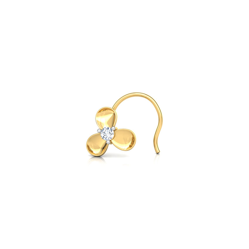 Kritu Floret Diamond Nose Pin