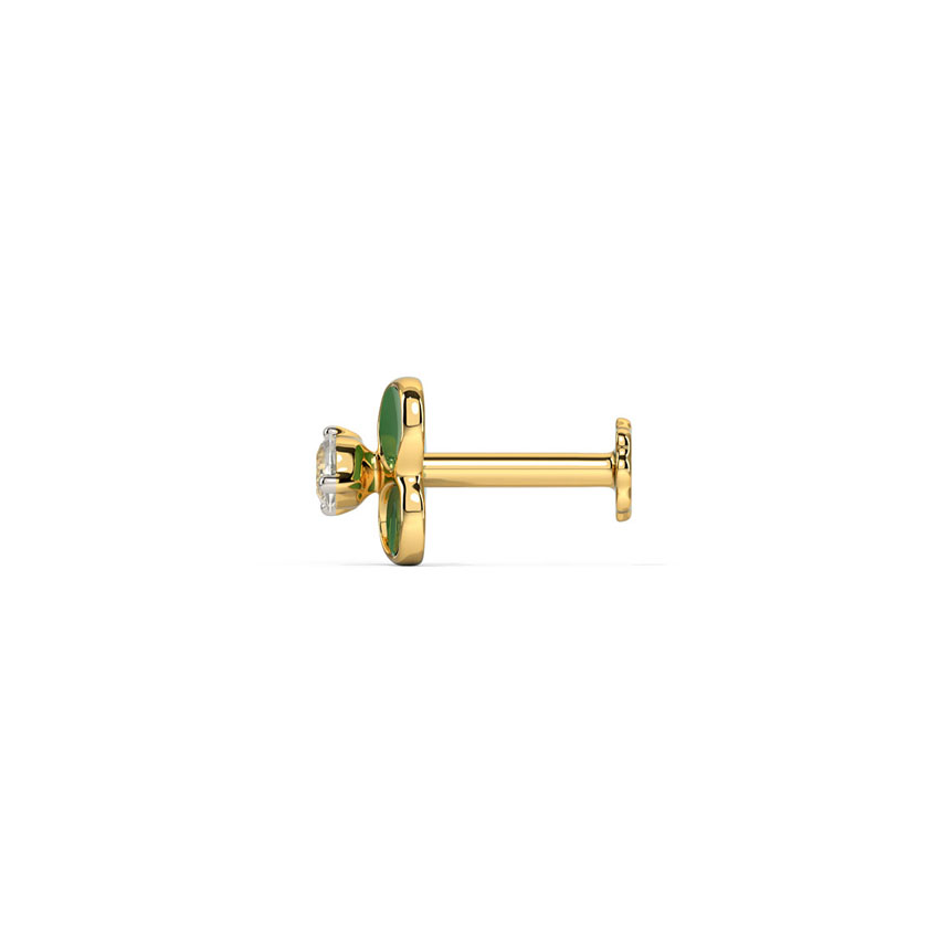 Gauhar Detachable Gemstone Nose Pin