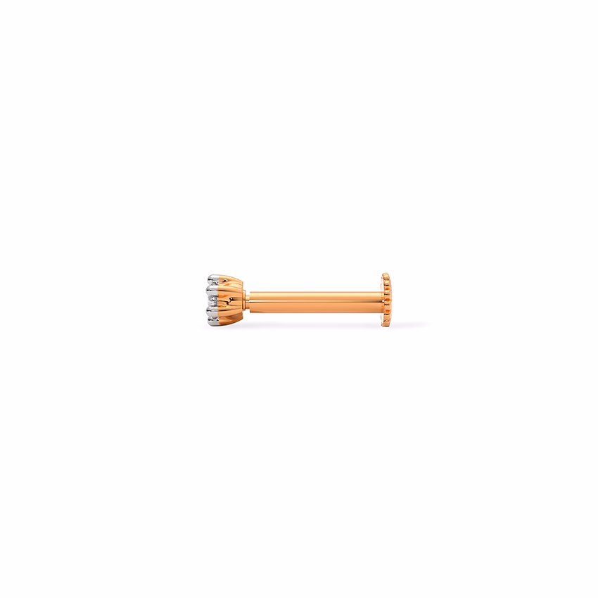 Diamond Nose pin 14 Karat Rose Gold Selin Diamond Nose Pin