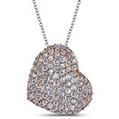 Adorable Diamond Pendant, 18K Rose Gold, 0.65 ct total diamond weight Adorable Diamond Pendant, 18K Rose Gold, 0.65 ct total diamond weight