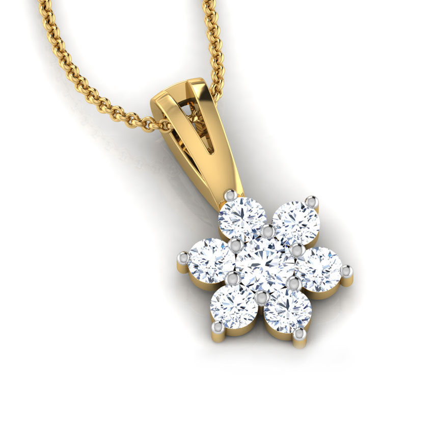 Classic Seven-Stone Diamond Pendant