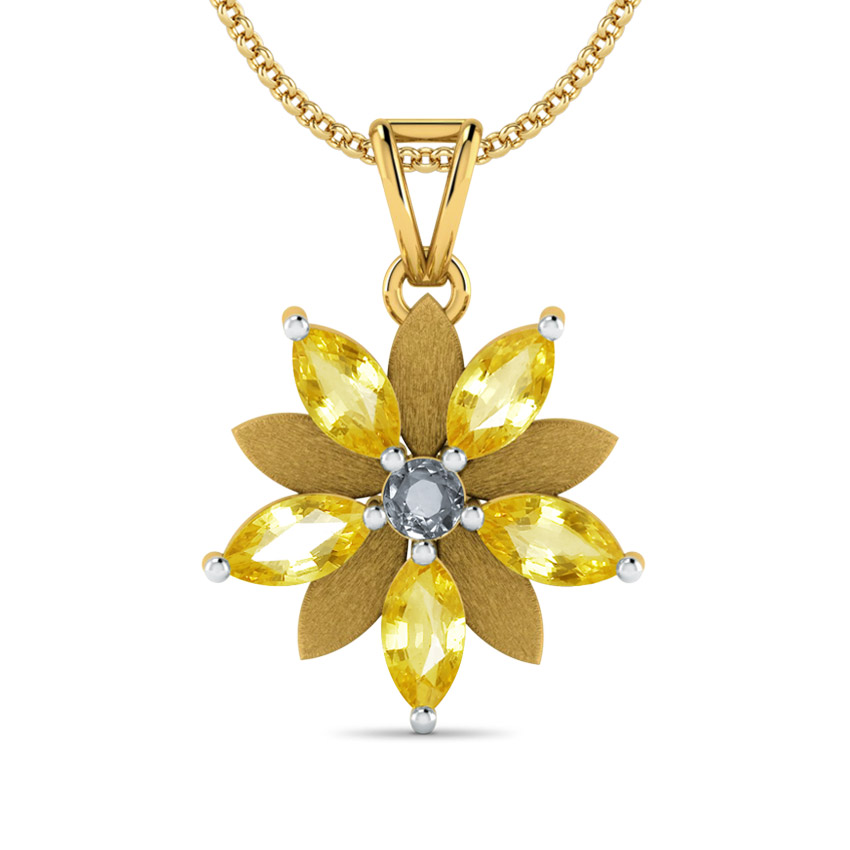 Yellow Lotus Pendant Yellow Lotus Pendant