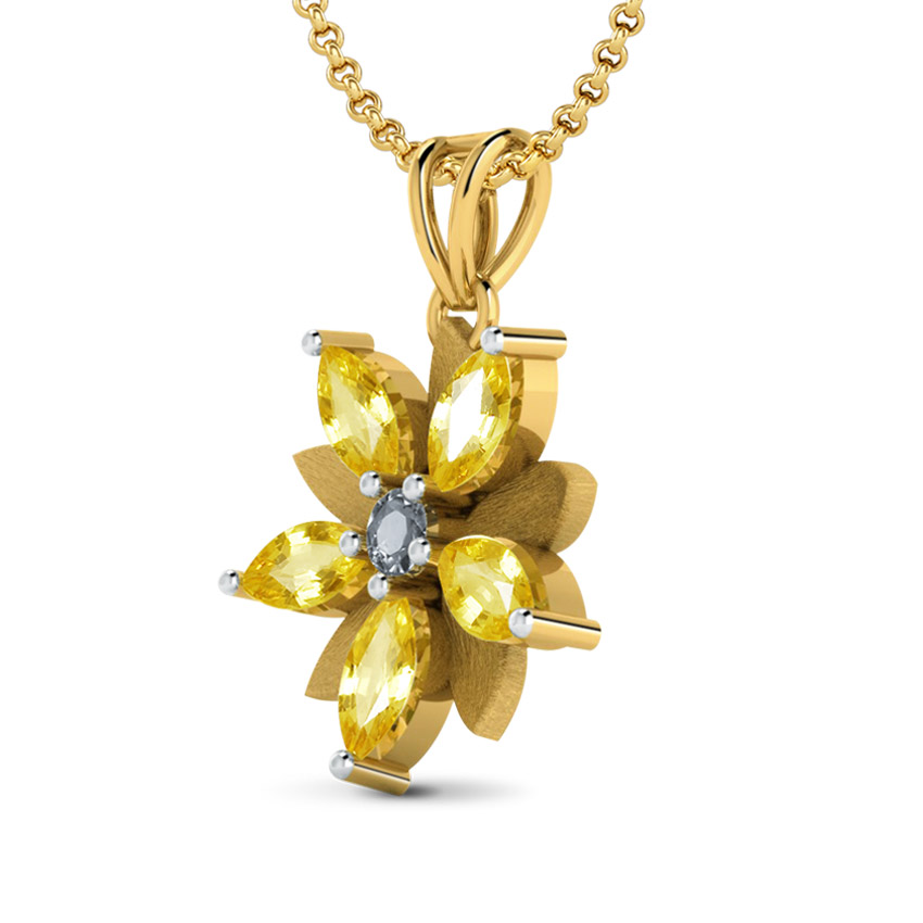 Yellow Lotus Pendant Yellow Lotus Pendant