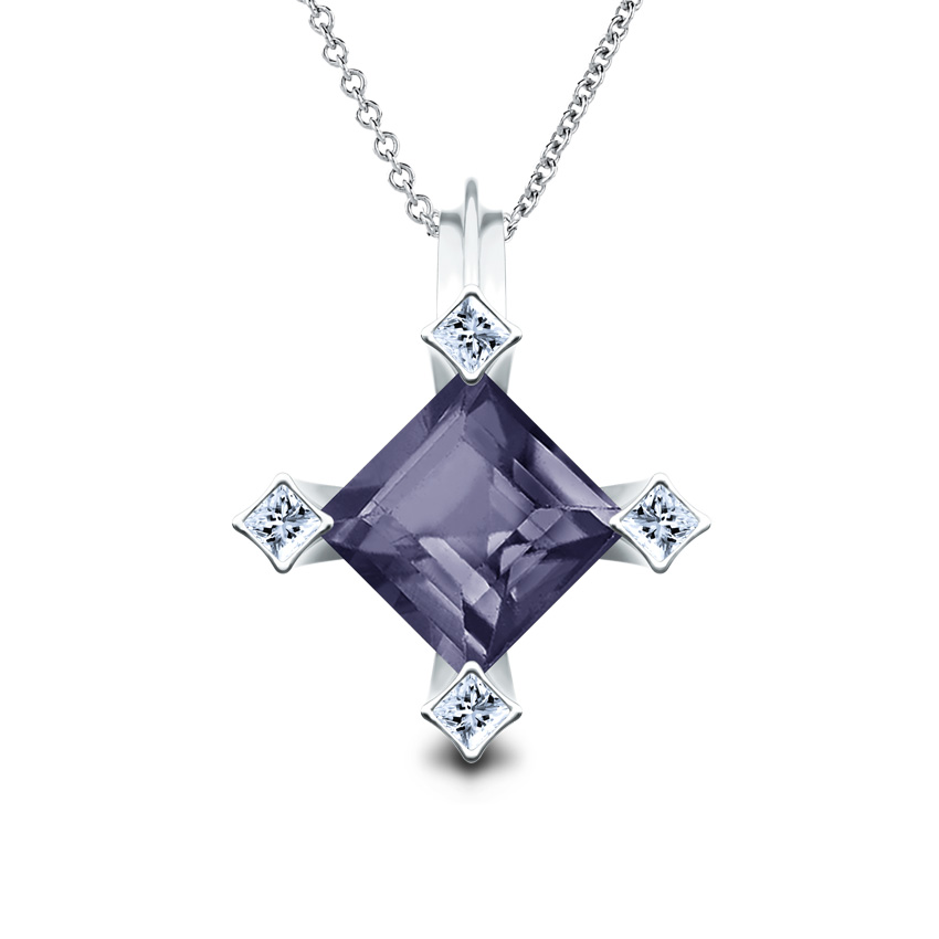 Metro Blue Sapphire Pendant