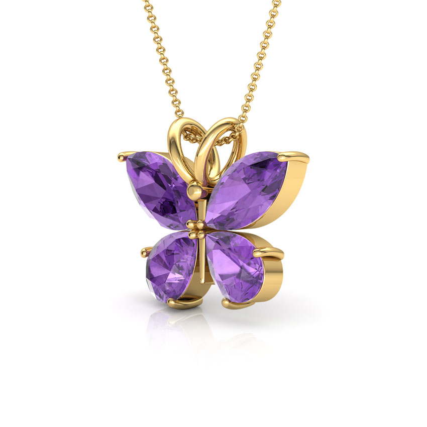 Glitter Butterfly Pendant Glitter Butterfly Pendant