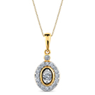 Angel’s Halo Diamond (0.25 ct) Pendant, 14K Yellow Gold Angel’s Halo Diamond (0.25 ct) Pendant, 14K Yellow Gold