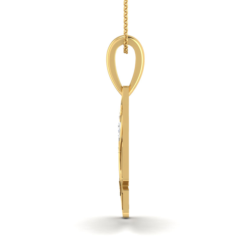 Diamond Pendants 18 Karat Yellow Gold Deco Desire Pendant