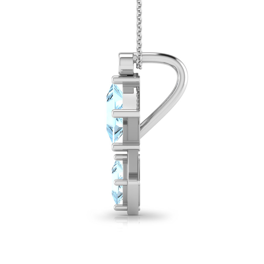 Blue Lightning Gemstone Pendant