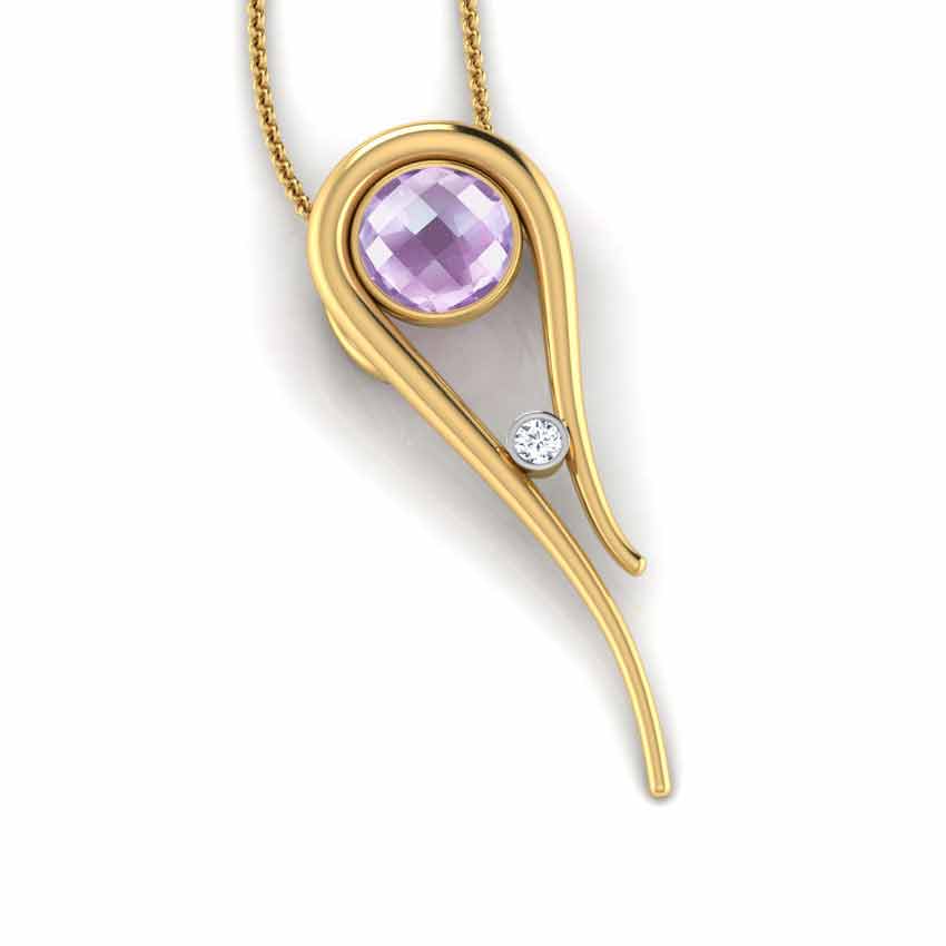 Svelte Amethyst Pendant