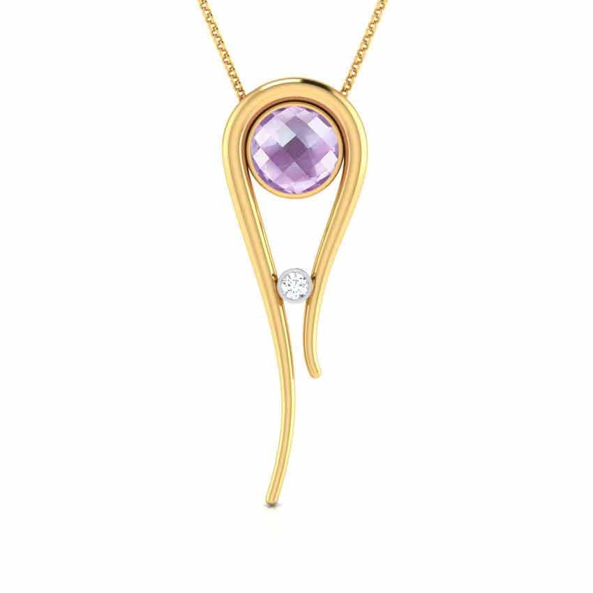 Svelte Amethyst Pendant