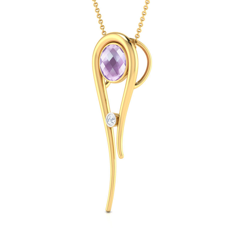 Svelte Amethyst Pendant