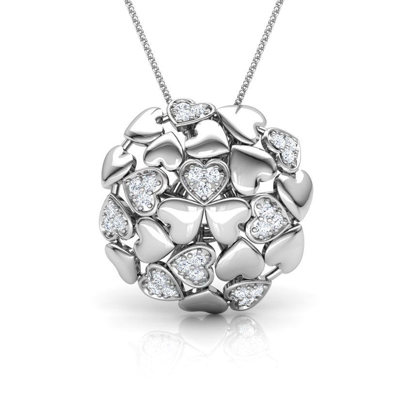 Heart Burst Diamond Pendant Heart Burst Diamond Pendant