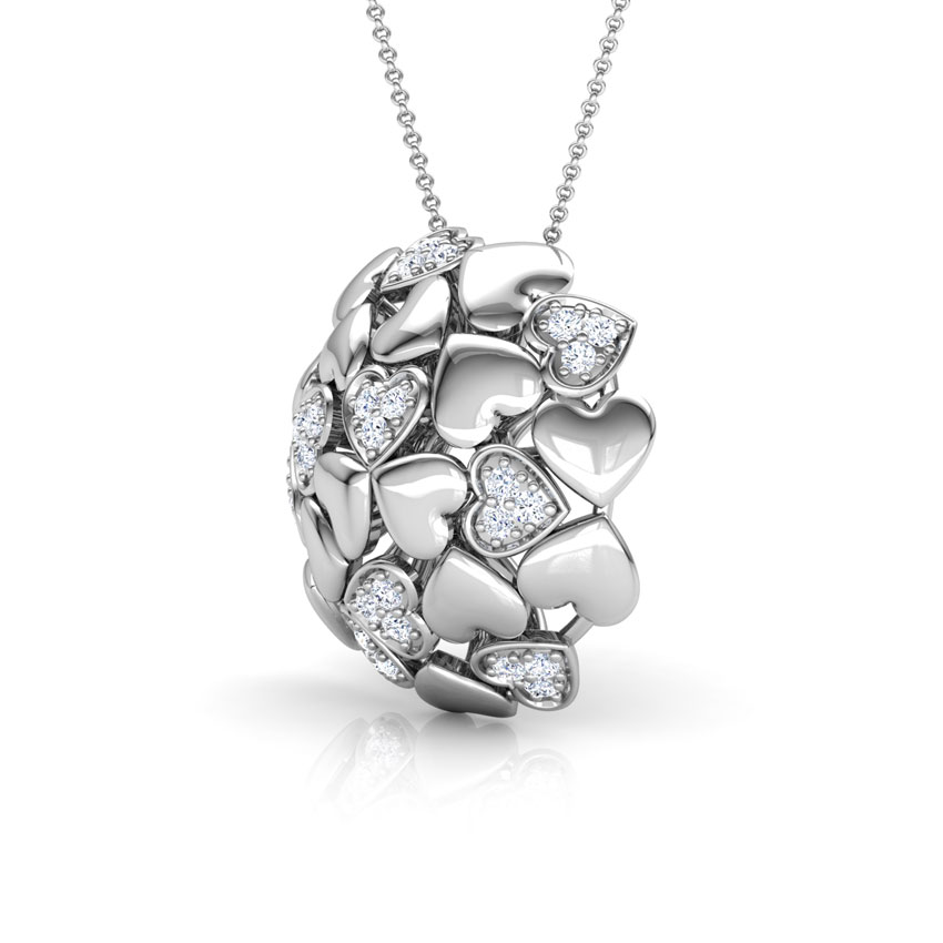 Heart Burst Diamond Pendant Heart Burst Diamond Pendant