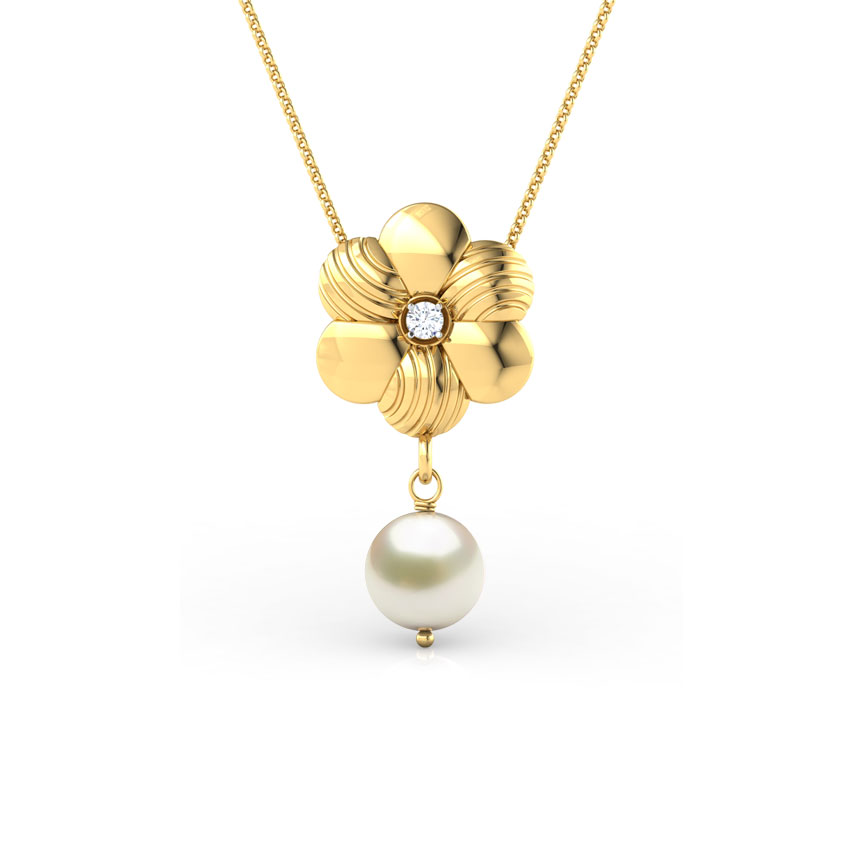 Glow Floral Pearl Pendant