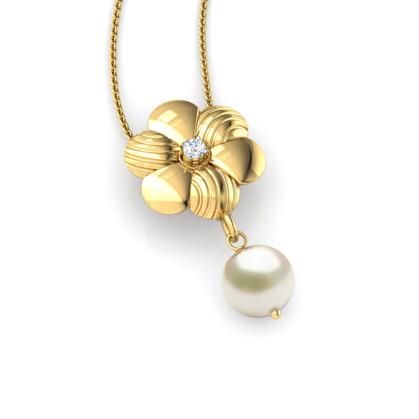 Glow Floral Pearl Pendant