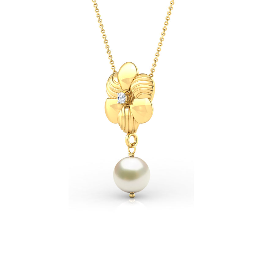 Glow Floral Pearl Pendant