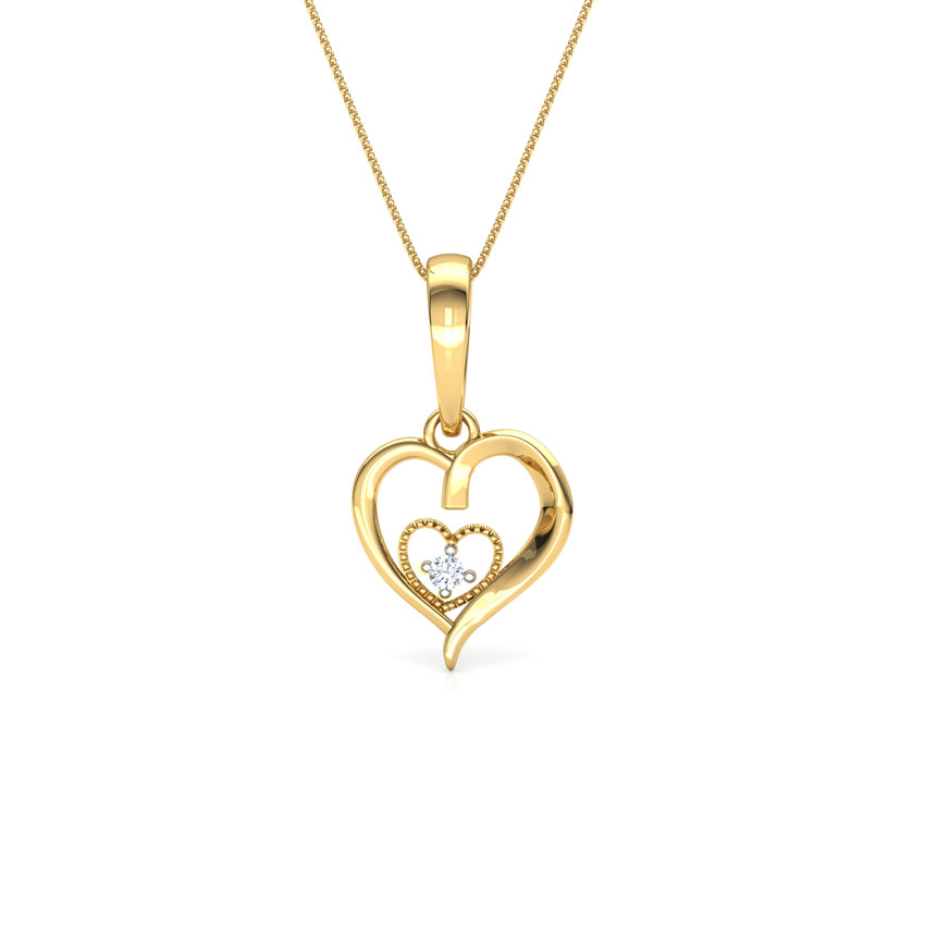 Aroha Gold Diamond Pendant