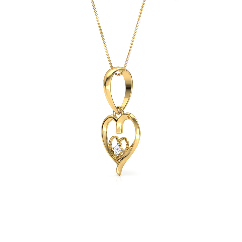 Aroha Gold Diamond Pendant