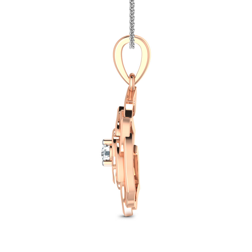 Rose Radiance Diamond Pendant