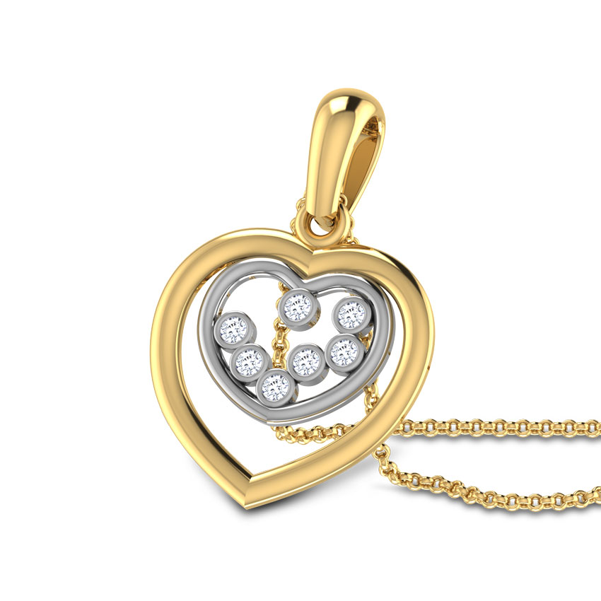 Heart in Heart Pendant