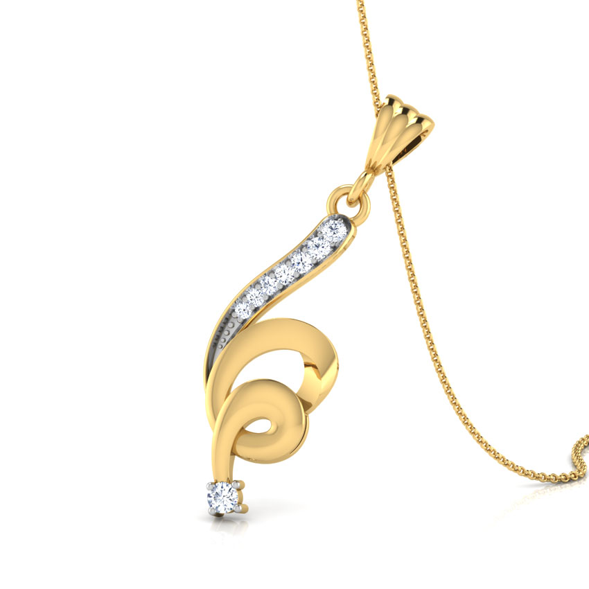 Ribbon Twist Pendant