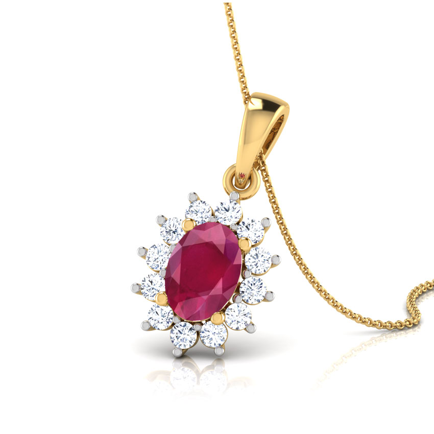 Scarlet Floral Pendant Scarlet Floral Pendant