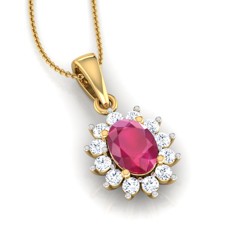 Scarlet Floral Pendant Scarlet Floral Pendant