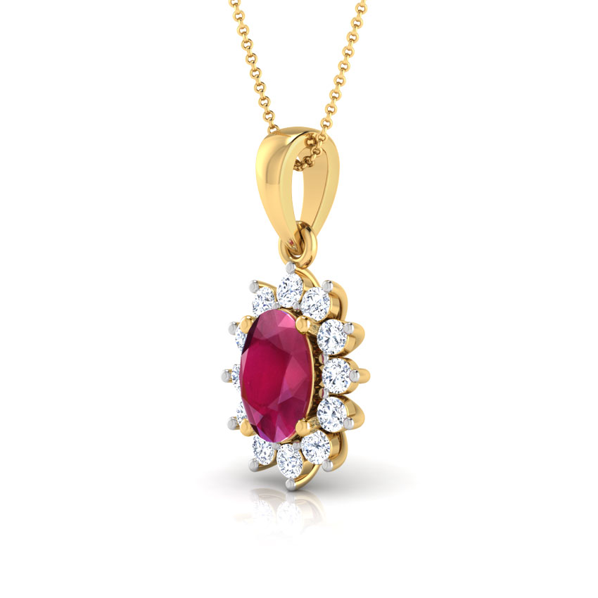 Scarlet Floral Pendant Scarlet Floral Pendant