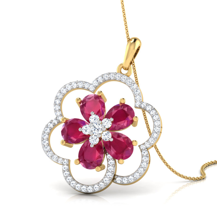 Trio Floral Pendant