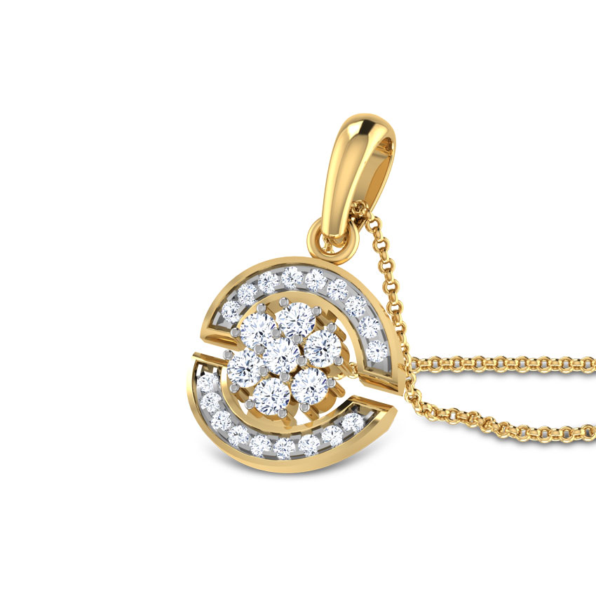 Floral Framed Pendant