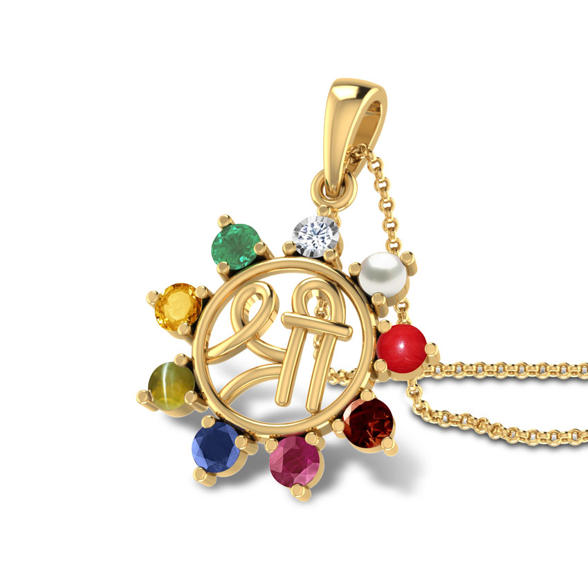 Shri Navratna Pendant