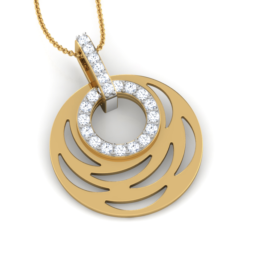 Supermoon Diamond Pendant