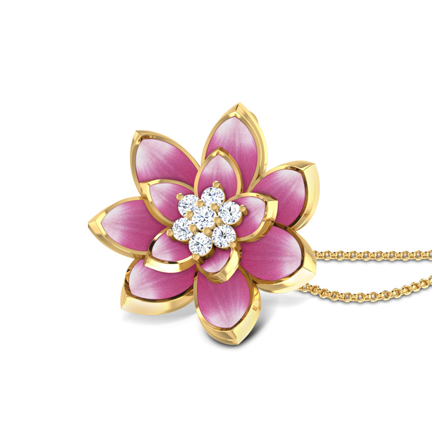 Floret Enamel Pendant Floret Enamel Pendant