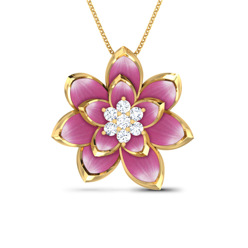 Floret Enamel Pendant Floret Enamel Pendant