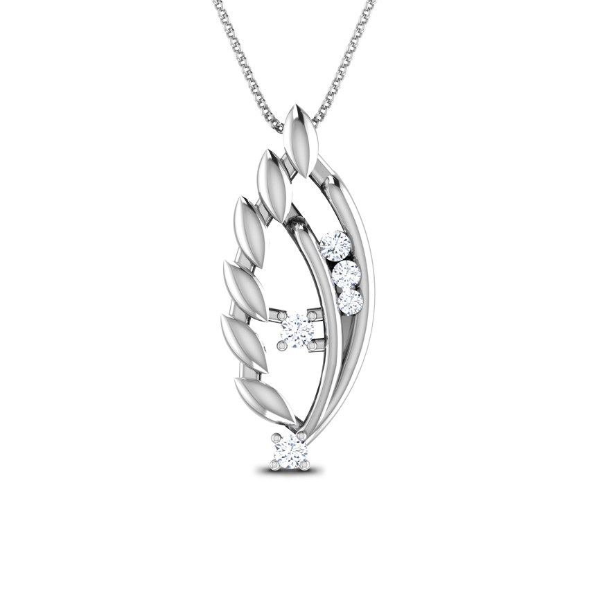 Dancing Couple Platinum Platinum Pendant