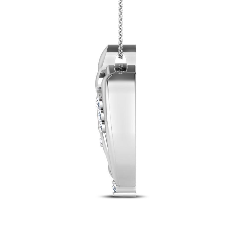 Dancing Couple Platinum Platinum Pendant