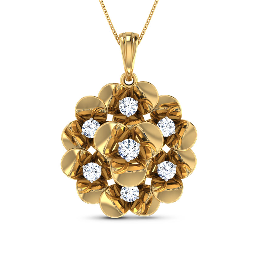 Bloom Floral Diamond Pendant