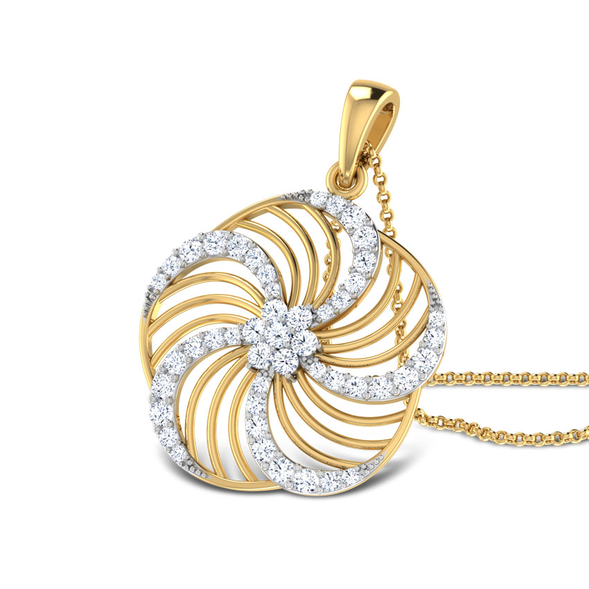 Floral Wave Pendant
