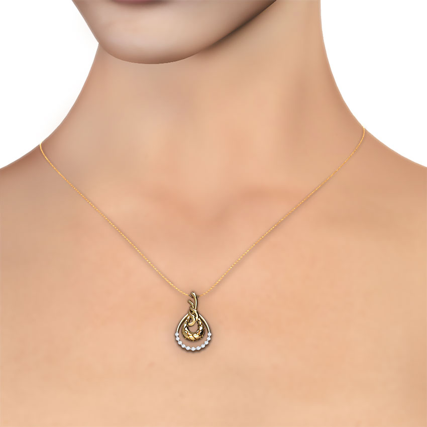 Peony Diamond Pendant