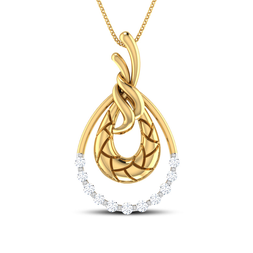 Peony Diamond Pendant