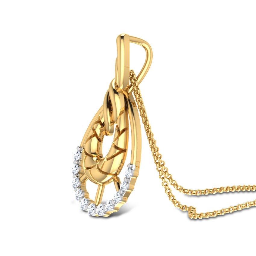 Peony Diamond Pendant