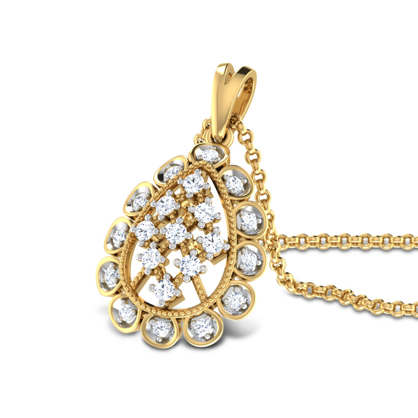 Elegant Pear Pendant