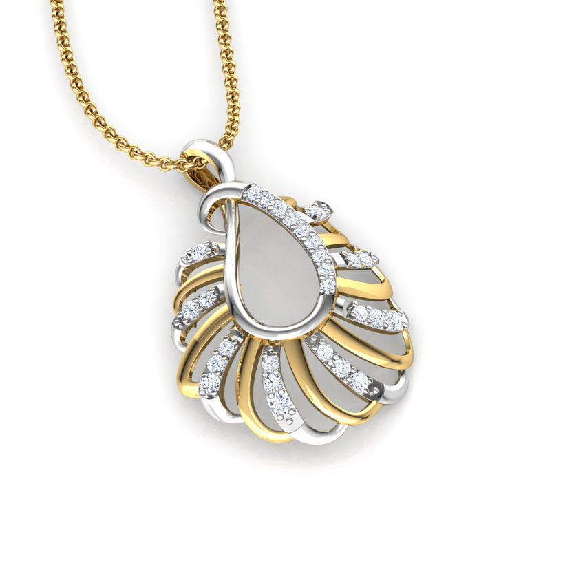 Golden Spark Diamond Pendant Golden Spark Diamond Pendant