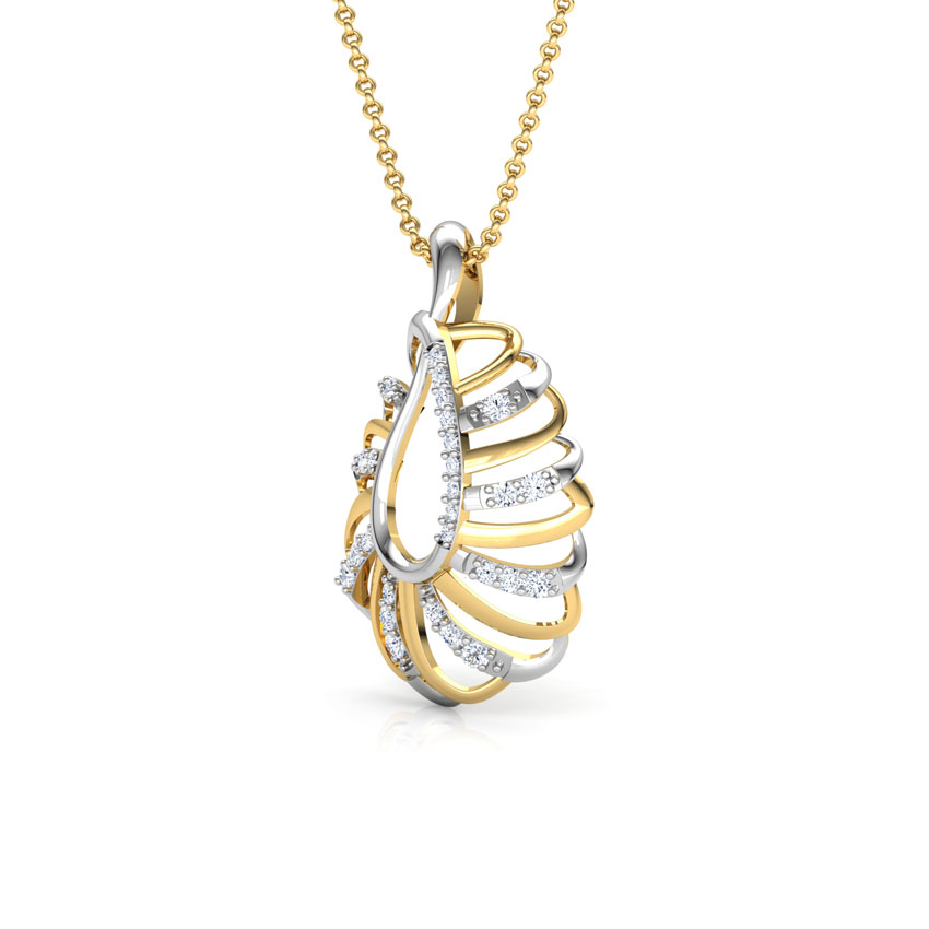 Golden Spark Diamond Pendant Golden Spark Diamond Pendant