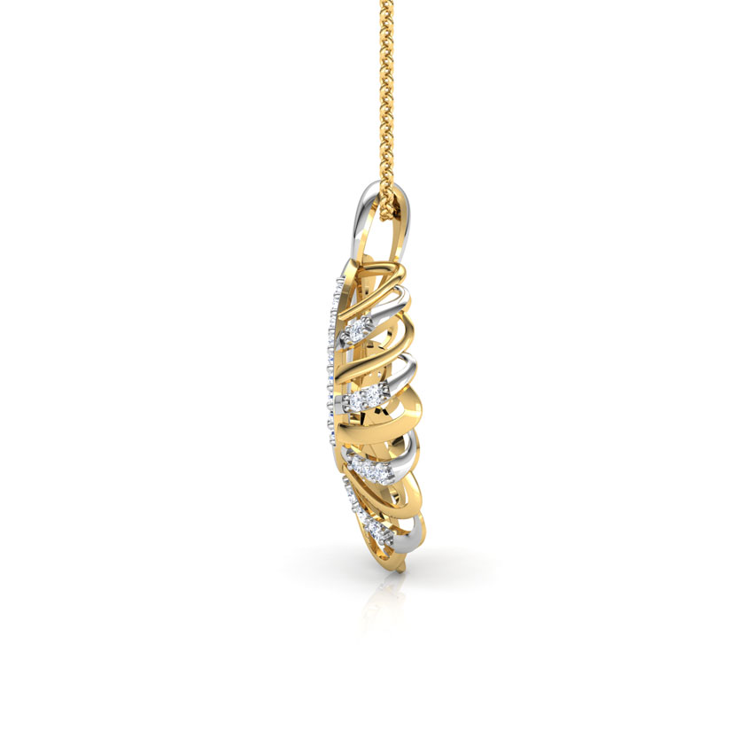 Golden Spark Diamond Pendant Golden Spark Diamond Pendant